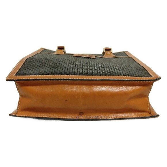 Auth BALLY - Dark Navy Brown PVC Leather Tote Bag - Picture 10 of 10